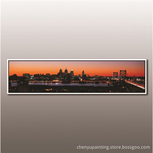 P-2552 Horizontal Long Painting for Hotel Decoration